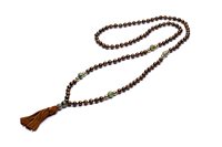 Collana Antracite Mala Tibetani 108 Grani in Pietre dure MT11 MUDRA - MT11 MUDRA